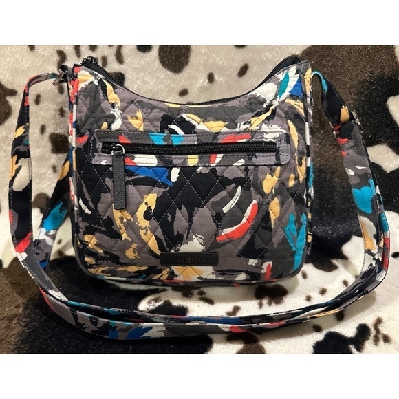 Vera Bradley Handbags - Vera Bradley Splash Floral Lighten Up  Crossbody Bag